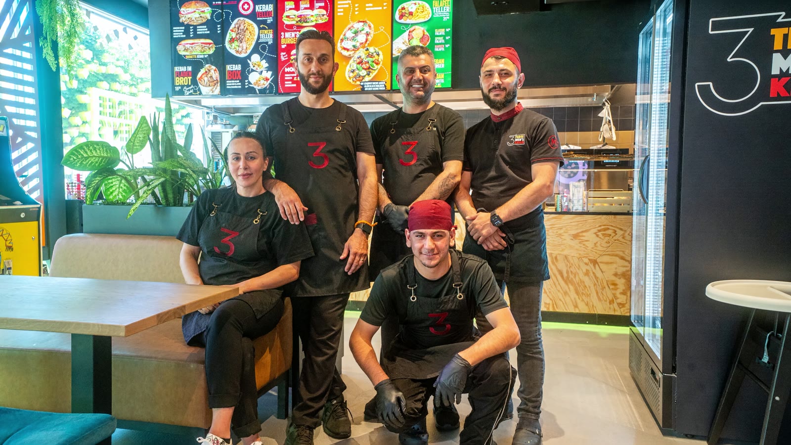Das 3 Men's Team bei der Arbeit